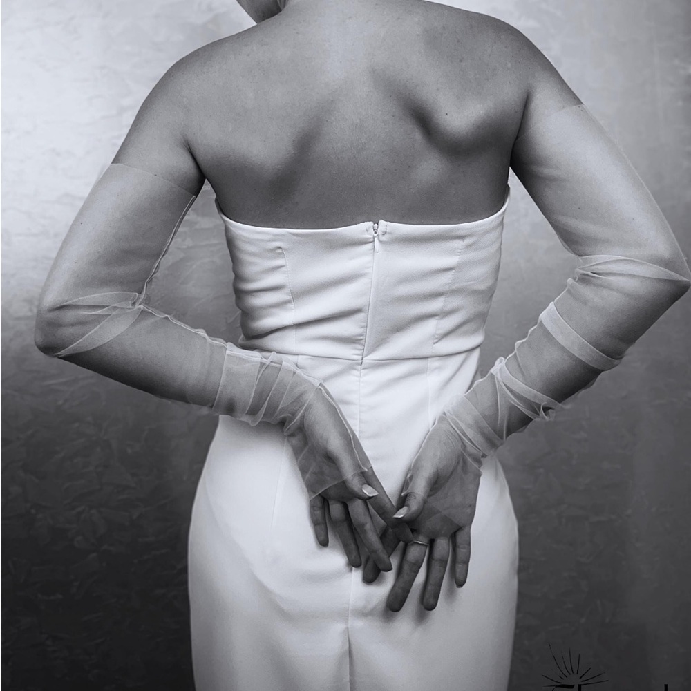 NWT Bridal Tulle Sleeves